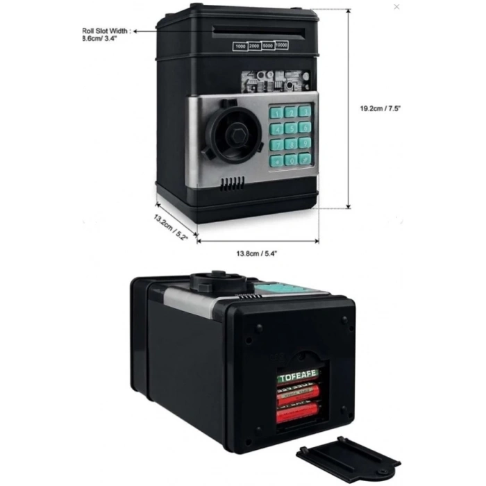 ÇOK SATAN BFS Elektronik Şifreli Kasa Otomatik Kağıt Para Alan ATM Kumbara