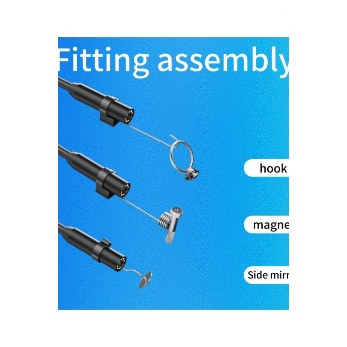 ÇOK SATAN BFS Endoskop Yılan Video Kamera İos Uyumlu Led’li 10 Metre 7 Mm Sert Kablo 2mp Full Hd