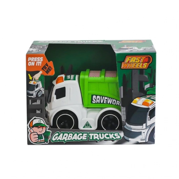 BFS   ER-244 Fast Wheels Çöp Kamyonu -Erdem Oyuncak