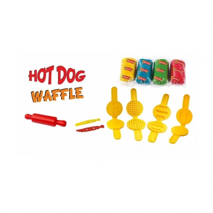 BFS   ERN-584 Heroes Orta Kutulu Burger Oyun Hamuru Seti  - Eren Oyuncak