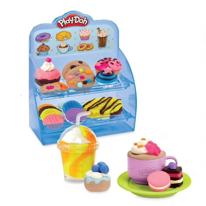 BFS  F5836 Play-Doh Süper Renkli Kafe Oyun Seti +3 yaş