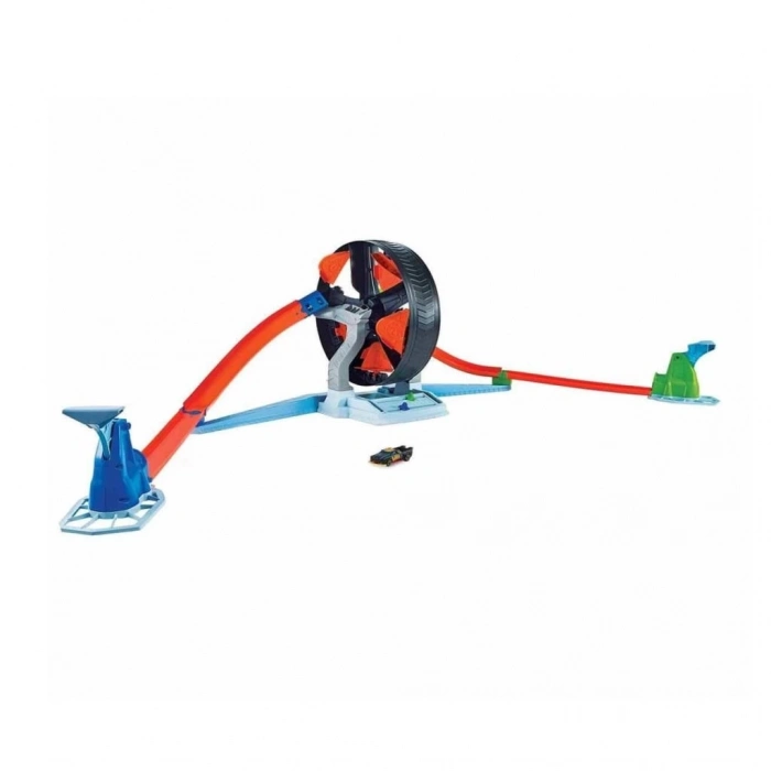 BFS  GJM77 Hot Wheels, Dönen Tekerlek Macerası Yarış Seti / 4-8 yaş