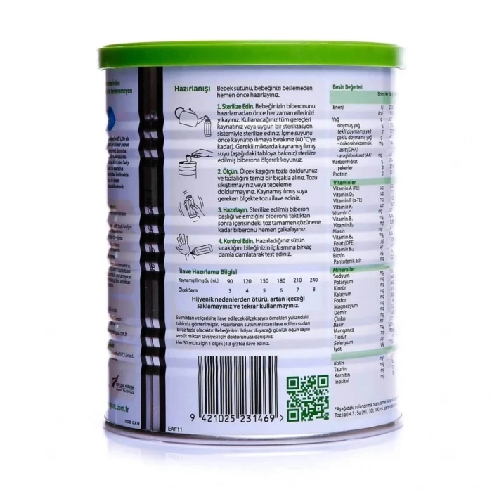 BFS   Golden Goat 1 Keçi Sütlü Bebek Sütü 0-6 Ay 400 Gr