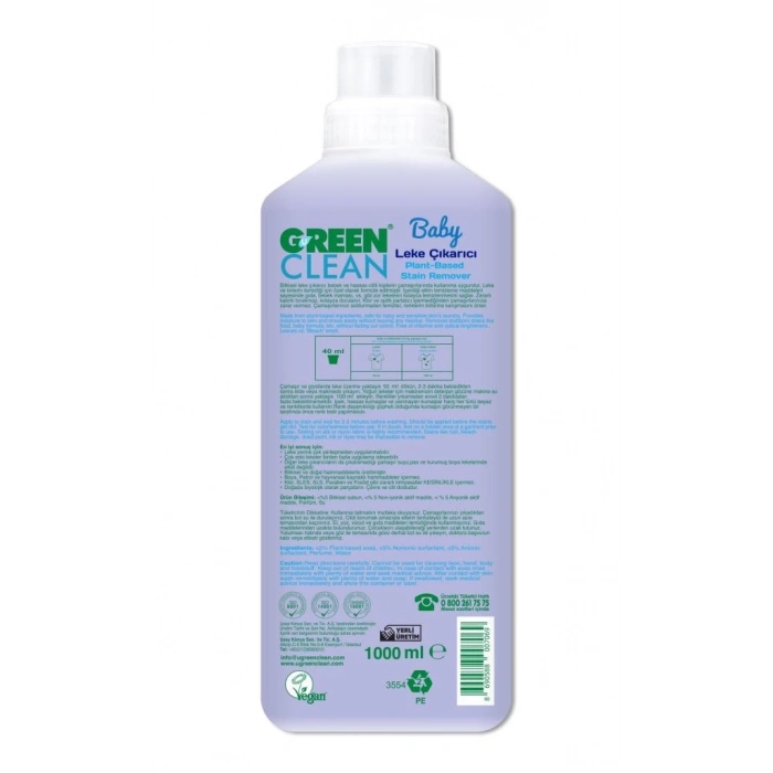 BFS   Green Clean Baby Bitkisel Leke Çıkarıcı 1000 ml