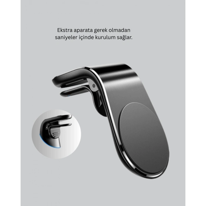 BFS Güçlü Mıknatıslı Araç İçi Telefon Tutucu – Evrensel Uyum