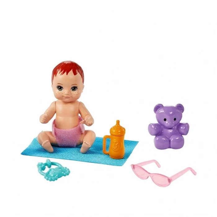ÇOK SATAN BFS   GXT34 Mor Saçlı Skipper Bebek Bakıcısı  ve Oyun Seti