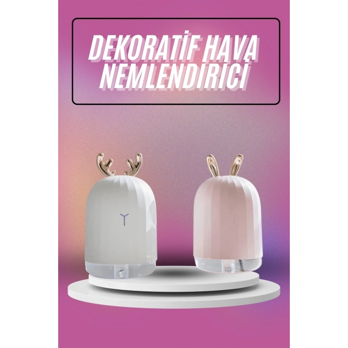 BFS Hava Nemlendirici Ultrasonik Aromaterapi Difüzör Tavşan Nemlendirici