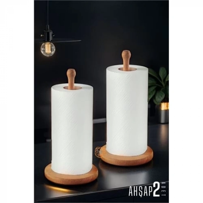 ÇOK SATAN BFS  Havlu Kağıt Tutucu Ahşap 2 ADET