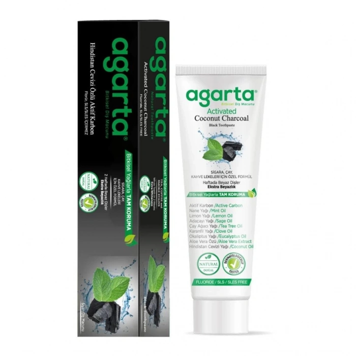 BFS     Hindistan Cevizi Özlü Aktif Karbon Diş Macunu 100ml