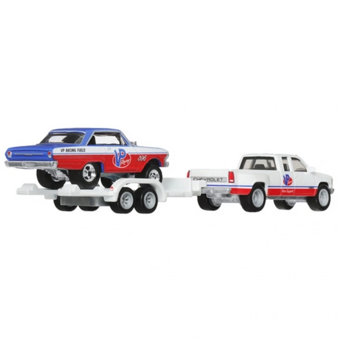 BFS   Hot Wheels Team Transport 63 Nova 88 Chevy Silverado 3500 HRV42