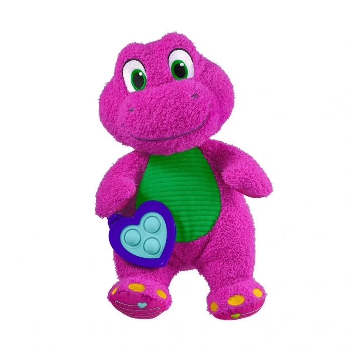 BFS  HYG89 Fisher-Price Kalp Yapan Barney Pelüş Oyuncağı