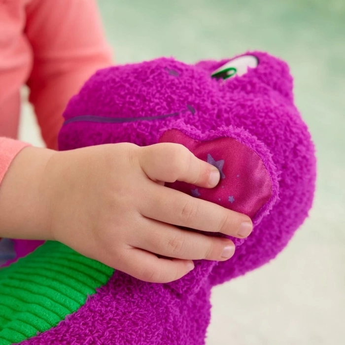 BFS  HYG89 Fisher-Price Kalp Yapan Barney Pelüş Oyuncağı