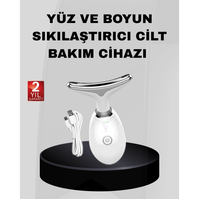 BFS Kablosuz Şarjlı Yüz Sıkılaştırıcı Cihaz EMS Mikro Akım Anti-Aging Masaj Aleti