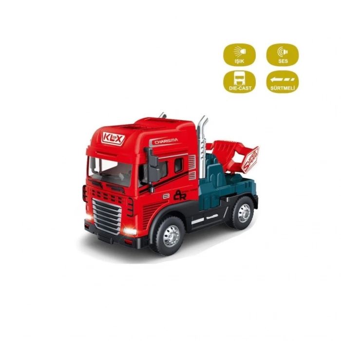 BFS   KLX800-247 Sürtmeli Işıklı Müzikli 1:24 Çekici (Tır Kafası)