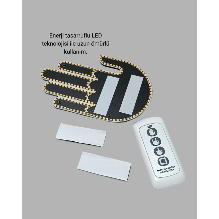 BFS Kompakt Tasarımlı LED Jest Işığı – Selam ve Teşekkür Modları