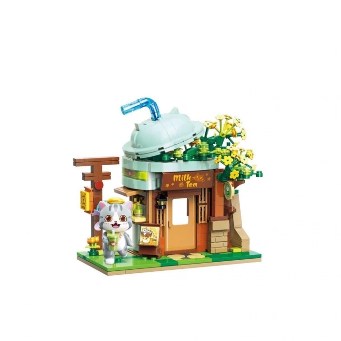 BFS   KP-28021 Keeppley Milk Tea Shop Blok Seti -Vagon life