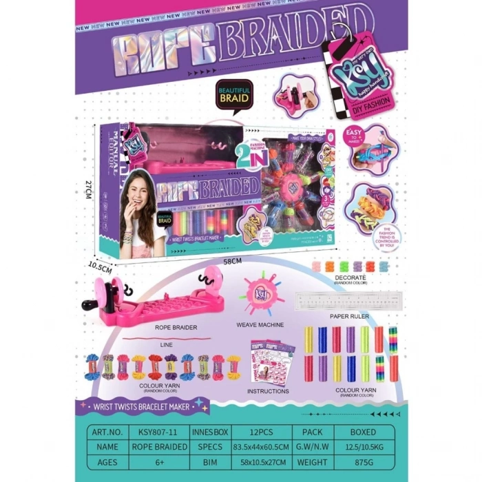 BFS  KSY807-11 DIY 2İN 1 JEWELRY KNİTTİNG COMBİNATİON SET