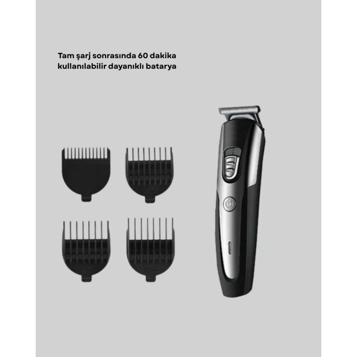 BFS Kuaför Tipi Şarjlı Saç ve Sakal Kesme Makinesi Güçlü Motorlu