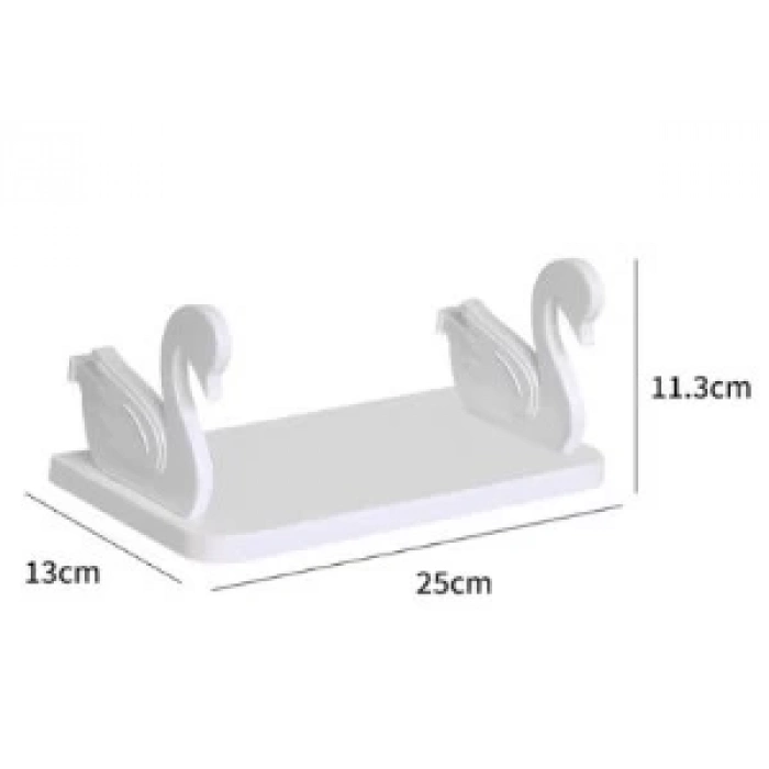 ÇOK SATAN BFS  Kuğu Tasarımlı Kendinden Yapışkanlı Raf