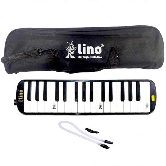 ÇOK SATAN BFS  Lino 32 Tuşlu Bez Çantalı Melodika Siyah