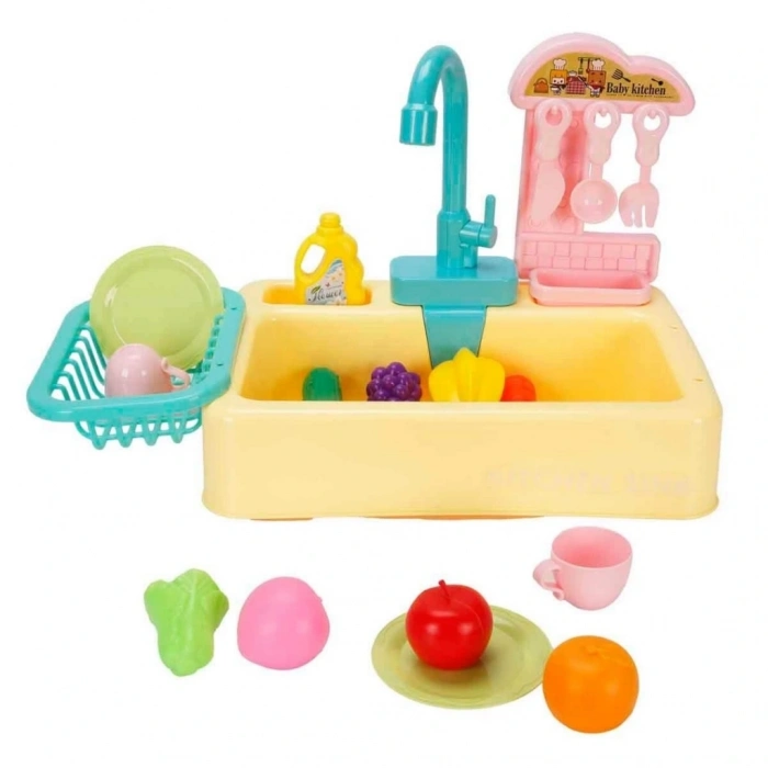 ÇOK SATAN BFS Little Chef Mutfak Lavabosu Oyun Seti 20 Parça