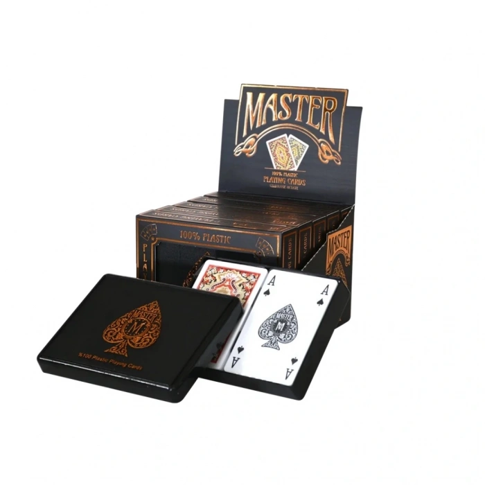 BFS Master Plastik 2li Oyun Kağıdı (Mika Kutu)