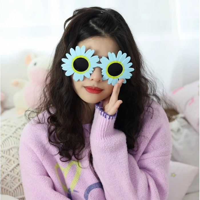 ÇOK SATAN BFS   MaviRenkPapatyaŞekilliPartiGözlüğü18x10cm