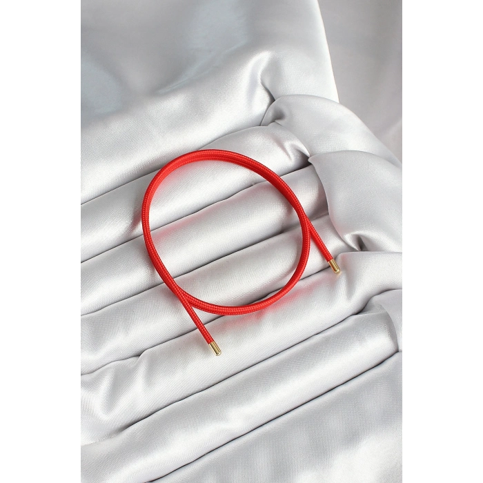 BFS Mıknatıslı Kırmızı Renk Sarmal Kadın Bileklik