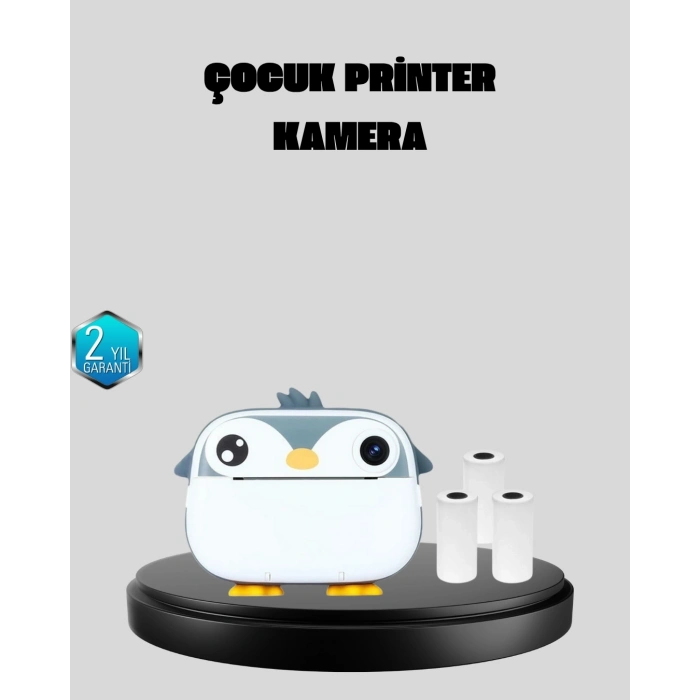 BFS Mini Çocuk Kamera Anında Baskı Özellikli HD Video Termal Yazıcılı