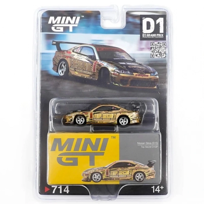 BFS Mini GT 1/64 Nissan Silvia (S15) Top Secret D1GP - Blister Paket