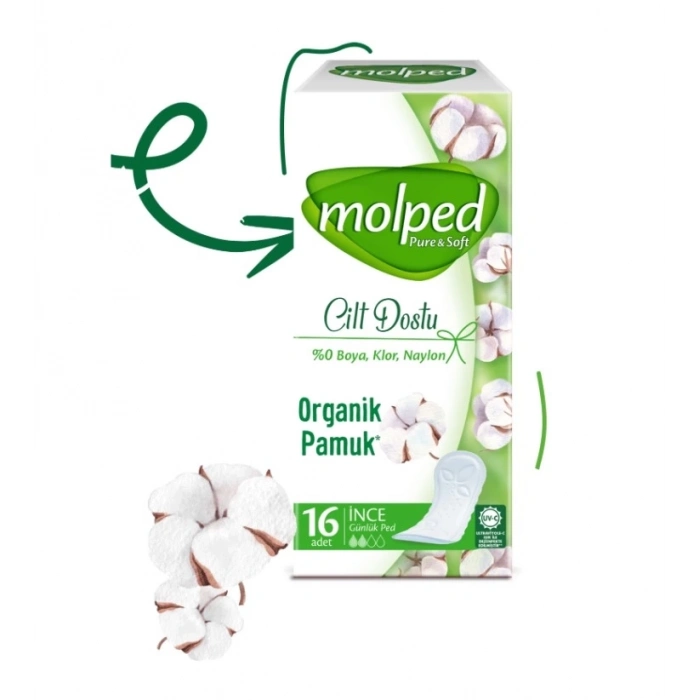 BFS   Molped Pure&Soft İnce Günlük Ped 16 Adet