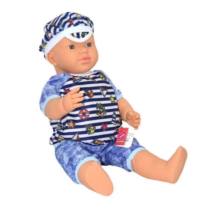 BFS Nessiworld 2251 Gamze, Konuşan Aliş Erkek Kel Bebek 55 cm