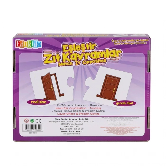 BFS Nessiworld EDU-1012 Eşleştir Zıt Kavramlar -Chiva