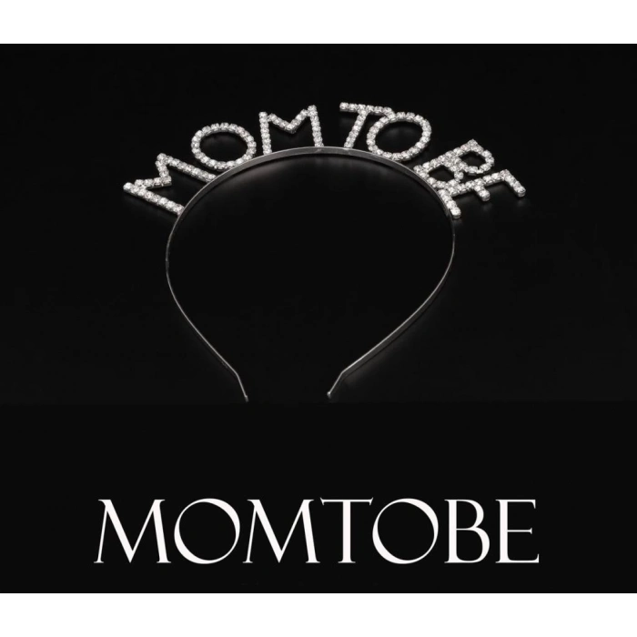 BFS Nessiworld Kristal Taşlı Gümüş Renk Mom to Be Tacı Anne Tacı