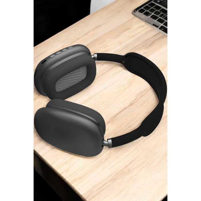 BFS P9 Plus Kulaklık Siyah Bluetooth Bağlantılı Kulak Üstü Kablosuz