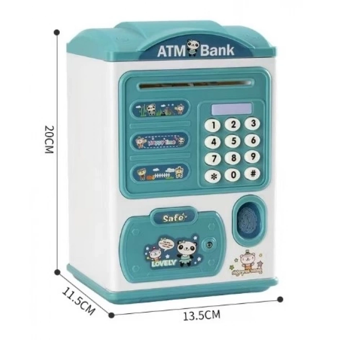 ÇOK SATAN BFS Parmak İzi Okumalı Elektronik Şifreli Otomatik Kağıt Para Alan ATM Kumbara