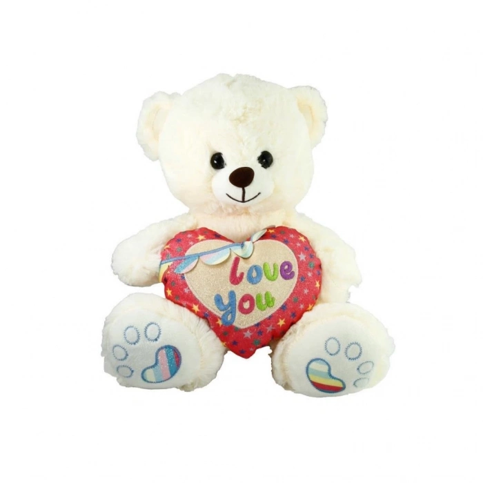 BFS   PJH2324  Peluş Kalpli Ayı Love You 30 cm -Vardem