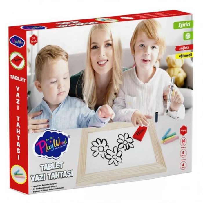 BFS   Playwood Ahşap Tablet Yazı Tahtası