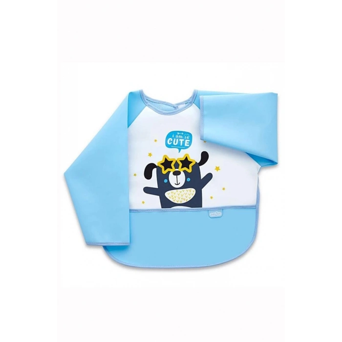 BFS     Poli Muşamba Kollu Mama Önlüğü 034 Mavi