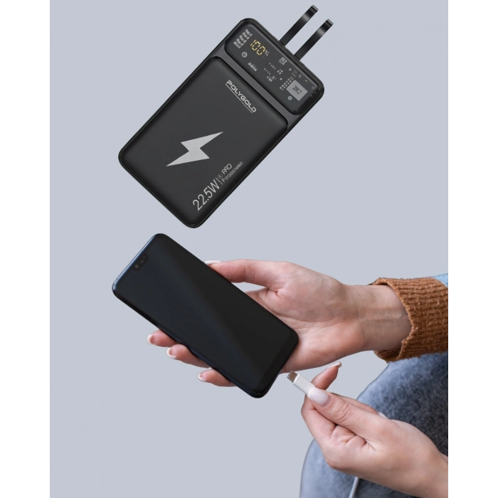 BFS Powerbank 10000 mAh Dijital Göstergeli Taşınabilir