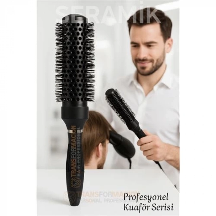 ÇOK SATAN BFS Profesyonel Kuaför 50 mm Ceramic Ionic Nano Fön Fırçası – 32 cm Uzunluk, Profesyonel Kuaför Serisi