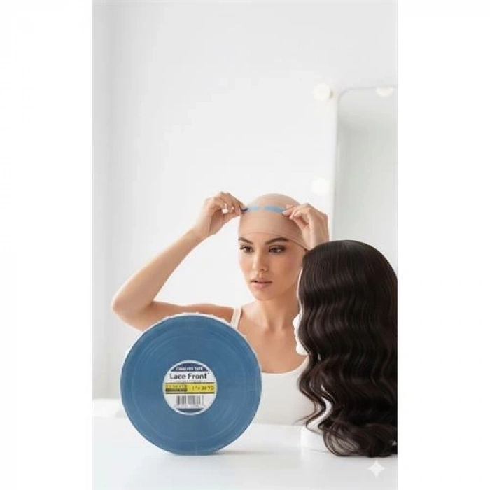 ÇOK SATAN BFS Protez Saç Bandı - 2-4 Haftalık Peruk Bandı Walker Tape Lace Front 2.5cmx33 metre