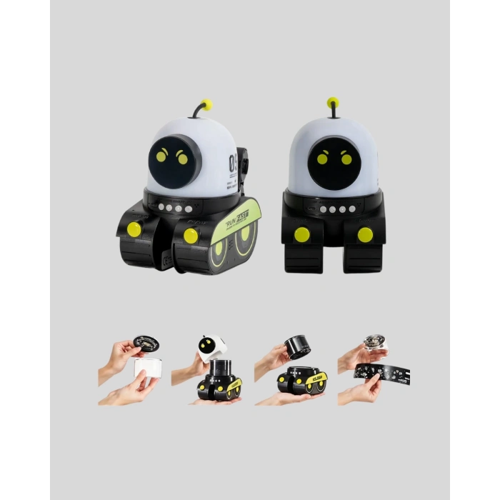 BFS Robot Tasarımlı Bluetooth Hoparlörlü Yıldızlı Gökyüzü Projektör