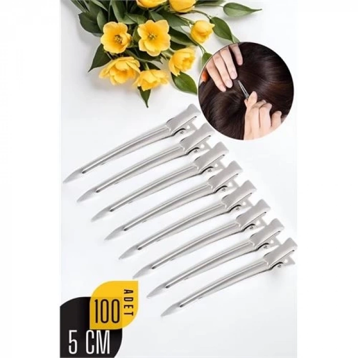 ÇOK SATAN BFS  Saç Klipsi Metal Toka 100 Adet Absolute Design