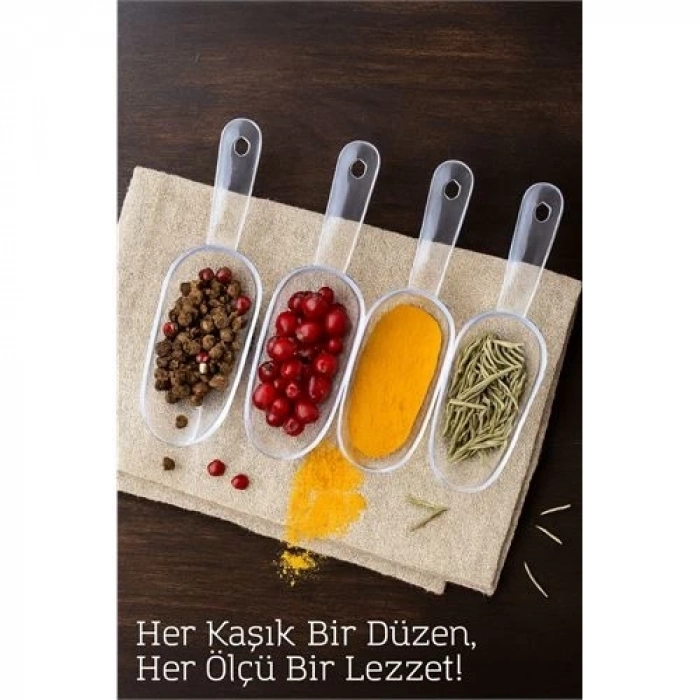 ÇOK SATAN BFS  Şeffaf Baharat Kaşığı – Küçük Erzak Küreği
