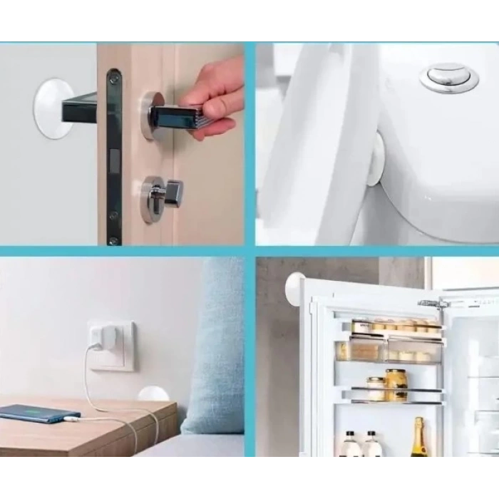 ÇOK SATAN BFS  Şeffaf  Silikon Mobilya ve Kapı Durdurucu Darbe Pedi 6 lı