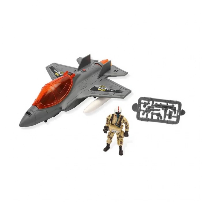 BFS  Sesli ve Işıklı Soldier Force Askeri Uçak Oyun Seti