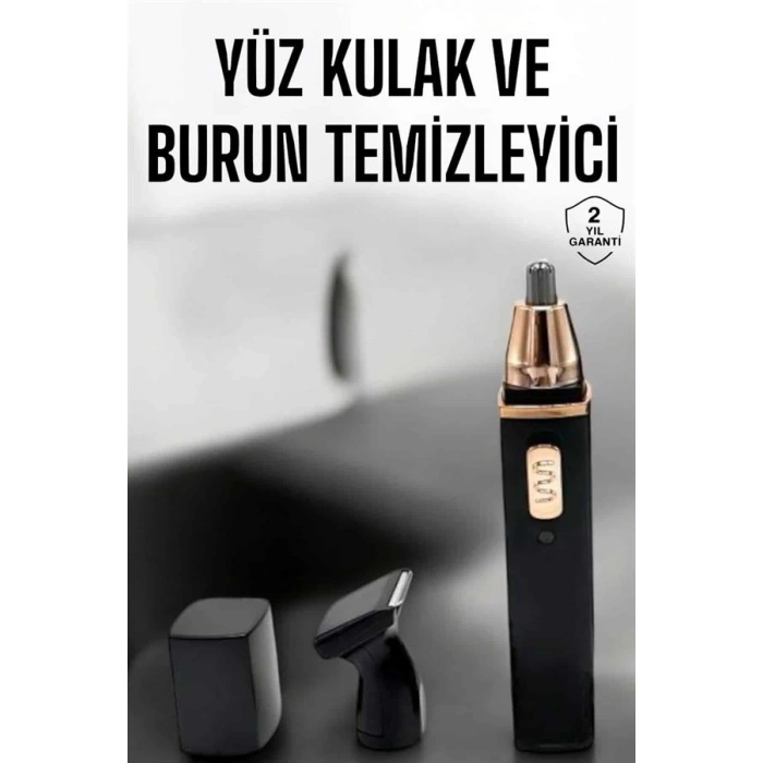 BFS Seyahat Tipi Mini Taşınabilir Siyah Burun Kulak Yanak Kıl ve Tüy Temizleme Makinesi