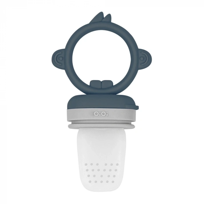 BFS    Silikon Püre Meyve Sebze Emziği Deep Blue / Powder Grey