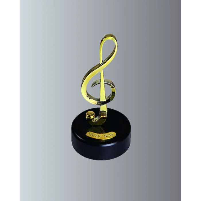 BFS Sol Anahtarı Temalı Döner Müzik Kutusu Melodili Dekoratif Ürün